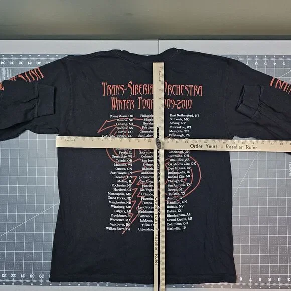 Trans Siberian Orchestra Tshirt Small Night Castle Tour 2009 Music Classical Y2K - Picture 10 of 12